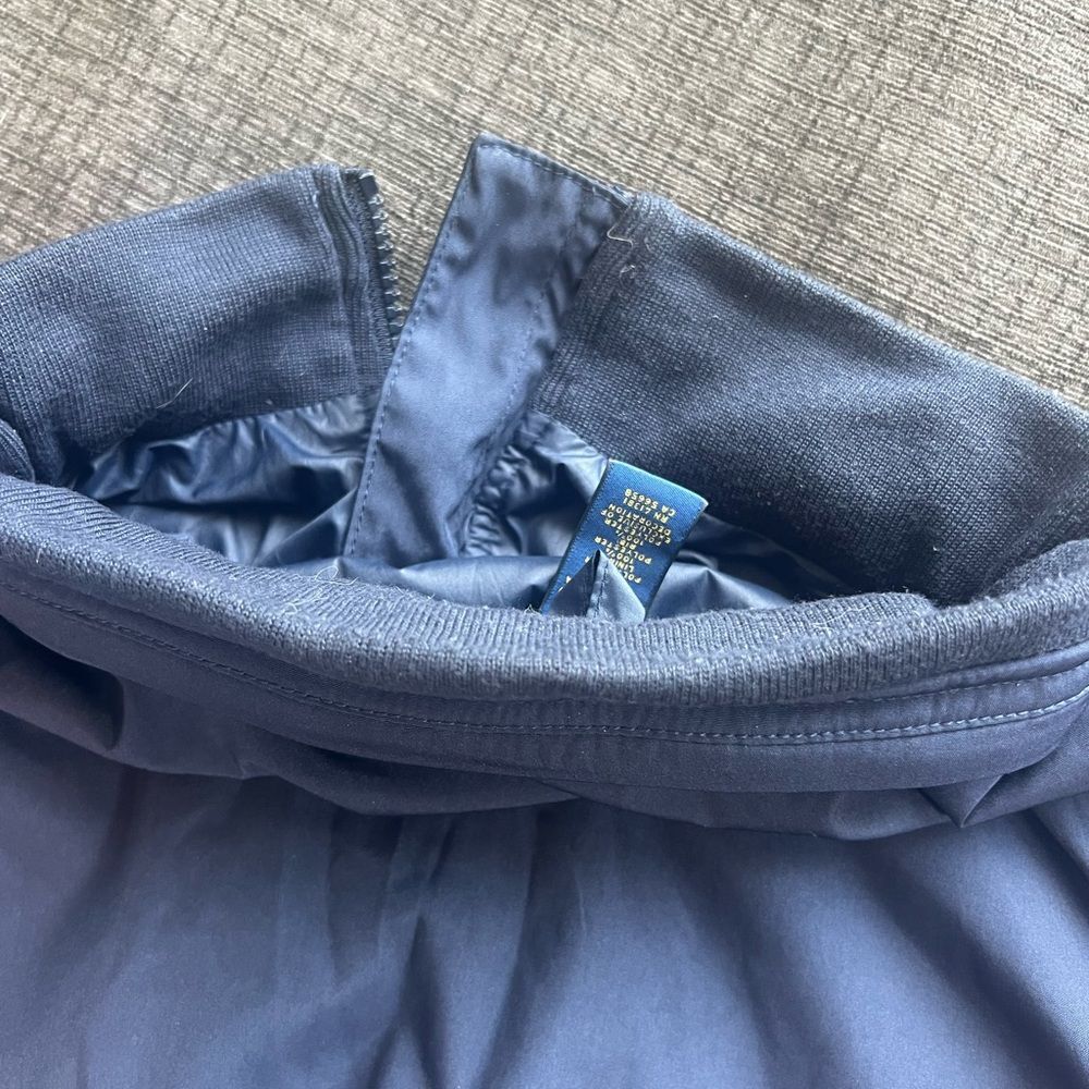 POLO Ralph Lauren Blue Kids P-Layer 1 Hooded Jacket Size XL 18-20 Outdoor Zip - Picture 11 of 15